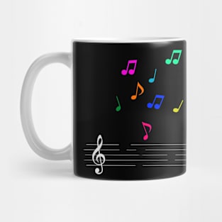 music notes gift Mug